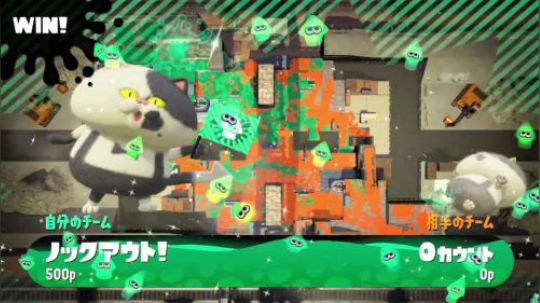 splatoon2蛤蜊模式加时的逆转胜利