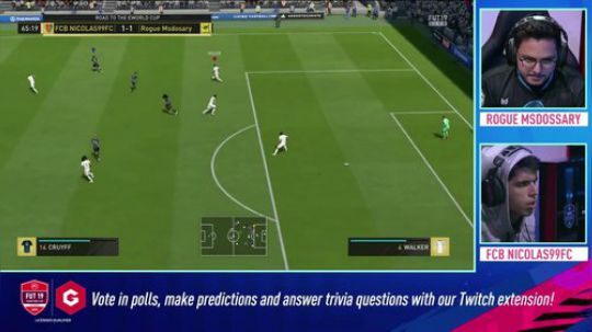 FIFA19伦敦站总决赛：Ms多萨里 vs 尼古拉斯99