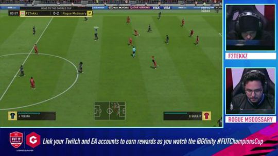 FIFA19伦敦站Xone决赛：F2Tekkz vs 多萨里