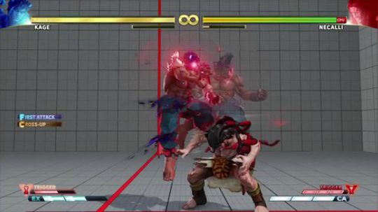 连续打两次逆向！街霸5新角色影隆VT1打逆向小套路！