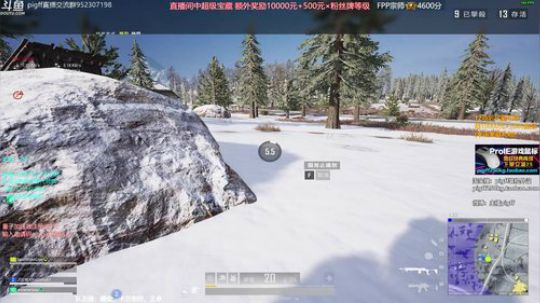 我在斗鱼看pigff直播绝地求生