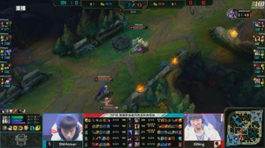 我在斗鱼看英雄联盟官方赛事直播英雄联盟