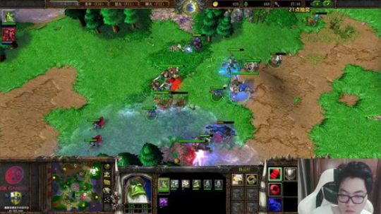 我在斗鱼看蛋塔秀Infi000直播魔兽争霸