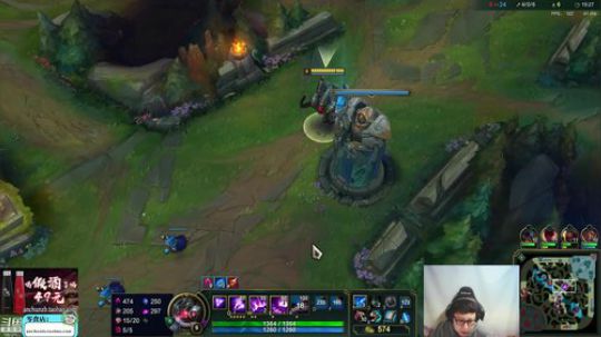 我在斗鱼看东北大鹌鹑直播英雄联盟