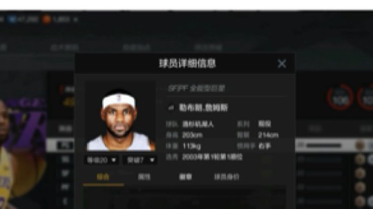 NBA2kol2球星——勒布朗詹姆斯