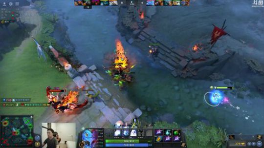 我在斗鱼看龚建ZSMJ直播DOTA2