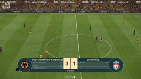 PS4实况2019 pes2019 OD 难得又赢了个分高的