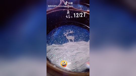 小馒头纯手工制作的星空碗