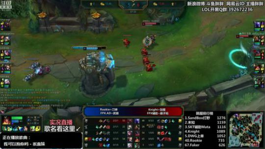 胖胖OB：直播 Faker\左手\小鸡 2019-01-04 22点场
