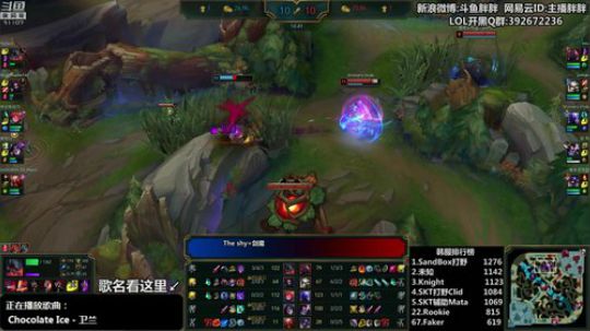 胖胖OB：直播 Faker\左手\小鸡 2019-01-04 00点场