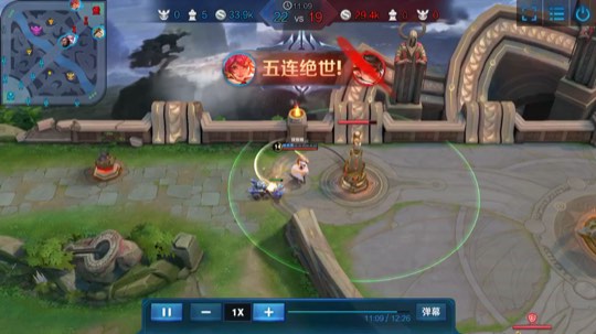 王者局羽辰木兰一打五 五杀视频