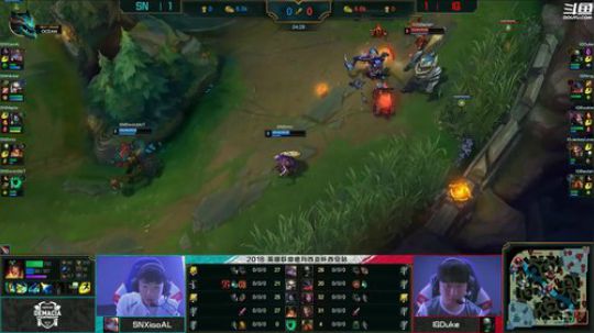 我在斗鱼看英雄联盟官方赛事直播英雄联盟