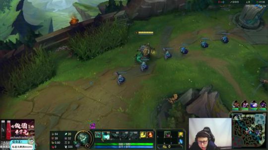 我在斗鱼看东北大鹌鹑直播英雄联盟