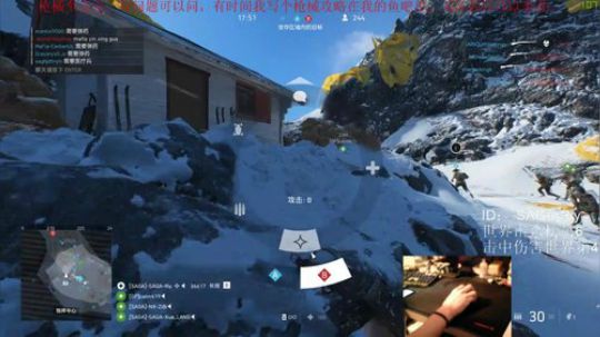 新枪测试及医疗兵简单的身法走位和烟雾使用，在第二章雪地图