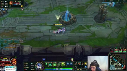 我在斗鱼看东北大鹌鹑直播英雄联盟