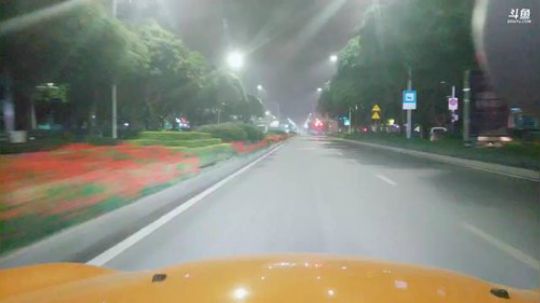 厦门的夜晚。 2019-01-21 23点场