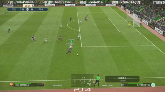 PS4实况2019 pes2019 网战 2019-01-22 21点场
