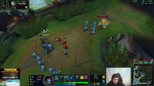 我在斗鱼看东北大鹌鹑直播英雄联盟