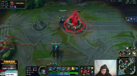 我在斗鱼看东北大鹌鹑直播英雄联盟