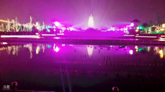 传说中的大雁塔。 2019-02-01 19点场