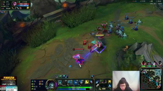我在斗鱼看东北大鹌鹑直播英雄联盟