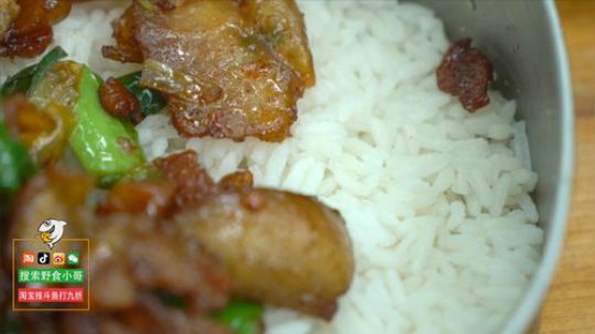 我在斗鱼看野食小哥直播美食