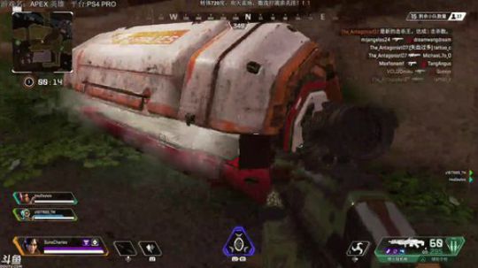 PS4版APEX，手柄射击Biubiub 2019-02-18 11点场