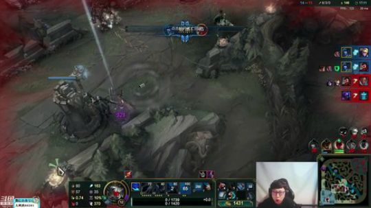 我在斗鱼看东北大鹌鹑直播英雄联盟