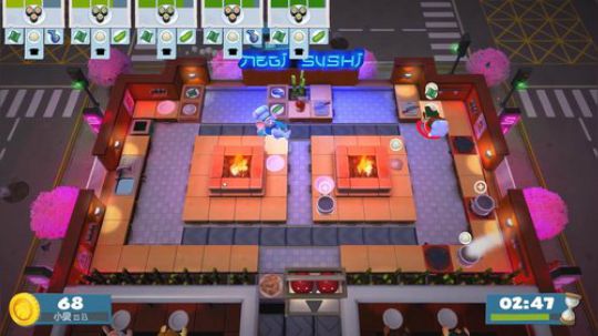 飘：和饼佬overcooked 2 2019-02-22 20点场