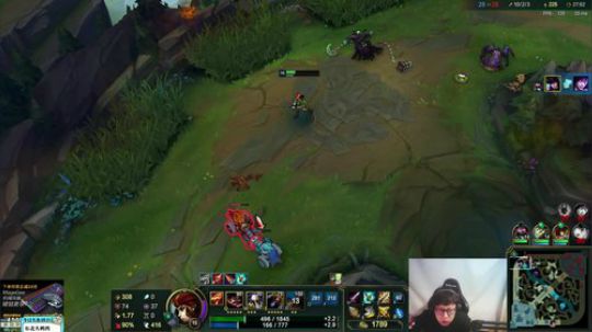 我在斗鱼看东北大鹌鹑直播英雄联盟