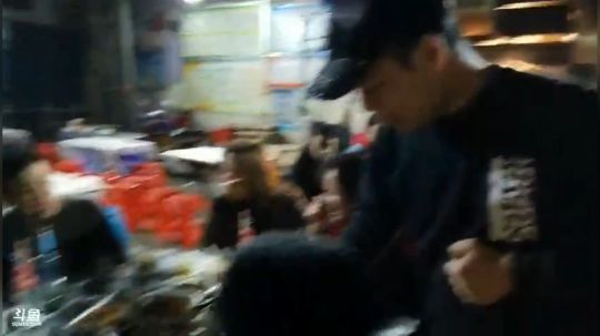 跟柒哥的一次同框