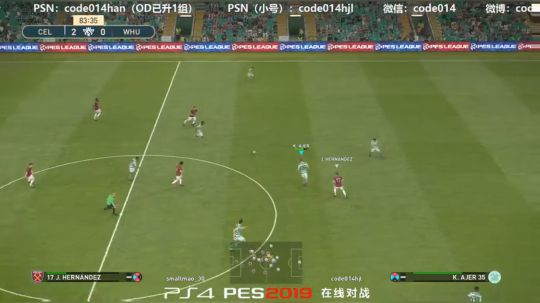 PS4实况2019pes2019实况足球 2019-03-06 21点场