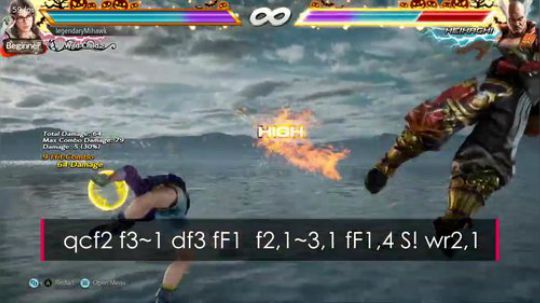 主播小姐姐的实战威力！铁拳7DLC新剧色Julia基础连段