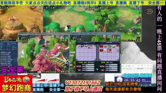 小龙五开手动跑商 直播中 安全第一 2019-03-13 04点场