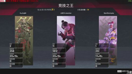 小琛：Apex 总算回来啦！ 2019-03-12 20点场