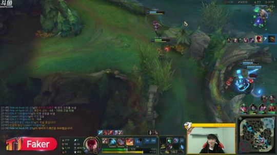 我在斗鱼看T1直播faker直播英雄联盟