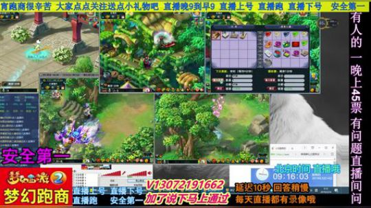 小龙五开手动跑商 直播中 安全第一 2019-03-14 08点场