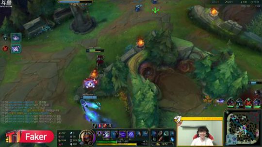 我在斗鱼看T1直播faker直播英雄联盟