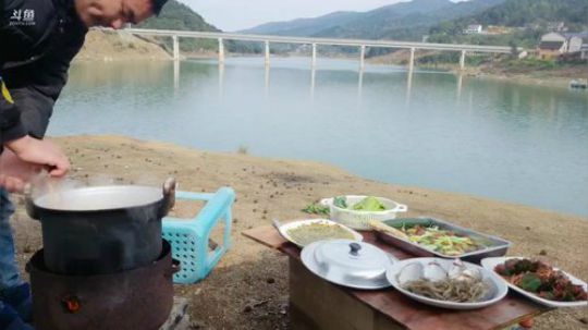 水库美食美景美滋滋。 2019-03-23 15点场