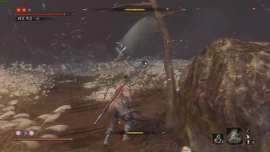 只狼最终BOSS剑圣全程正面刚