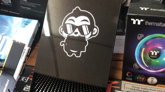 晚上直播装旭旭宝宝大马猴同款主机