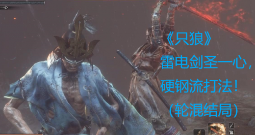 【安猫】《只狼》最终BOSS雷电一心，硬钢打法！（轮回结局）