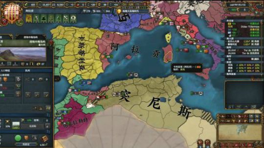 （欧陆风云4）地中海之王！！ 2019-03-25 12点场