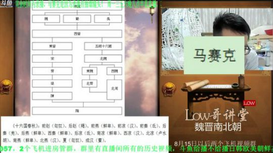 我在斗鱼看都说我名字很LOW直播鱼教