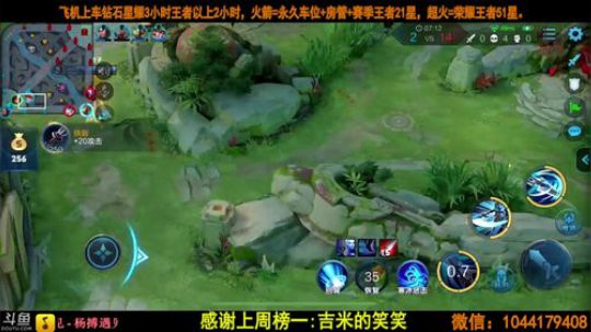 百星国服打野微信区带粉。 2019-03-22 23点场