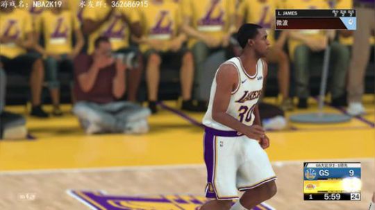 孟辰】NBA2K19之詹姆斯传之季后赛 2019-03-26 21点场