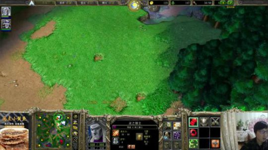 我在斗鱼看大帝LioN直播魔兽争霸