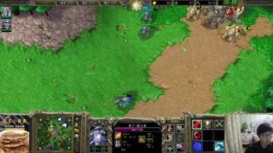 我在斗鱼看大帝LioN直播魔兽争霸