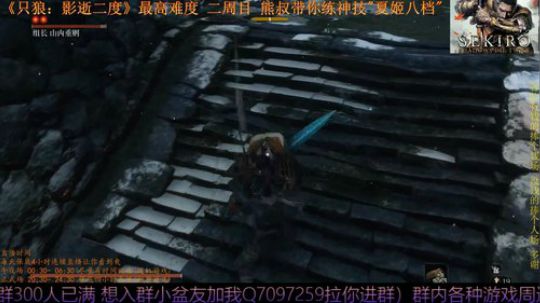 《只狼：影逝二度》二周目(難) BOSS01 组长 山内重则