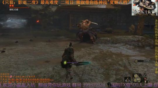 《只狼：影逝二度》二周目(難) BOSS13 蚺蛇重藏